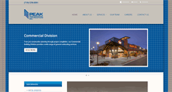 Desktop Screenshot of peakprocontractors.com